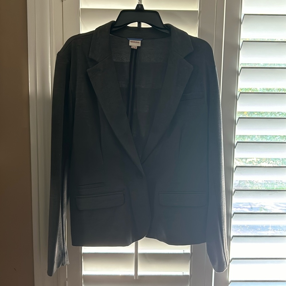 Grey Merona suit jacket